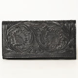 OHLAY Wallet Hand Tooled Genuine Leather Women Bag Western Handbag Purse | Womens Handbags |Leather Belt for Summer