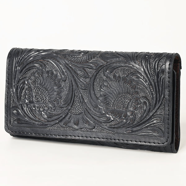 OHLAY WALLET Hand Tooled Genuine Leather women bag western handbag purse - Uhorse