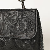 OHLAY WALLET Hand Tooled  Genuine Leather women bag western handbag purse