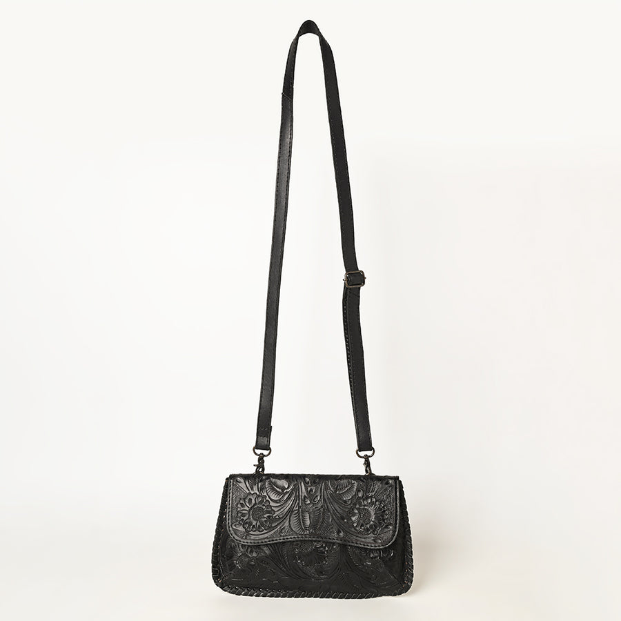 OHLAY Wallet Hand Tooled Genuine Leather Women Bag Western Handbag Purse | Womens Handbags |Leather Belt for Summer