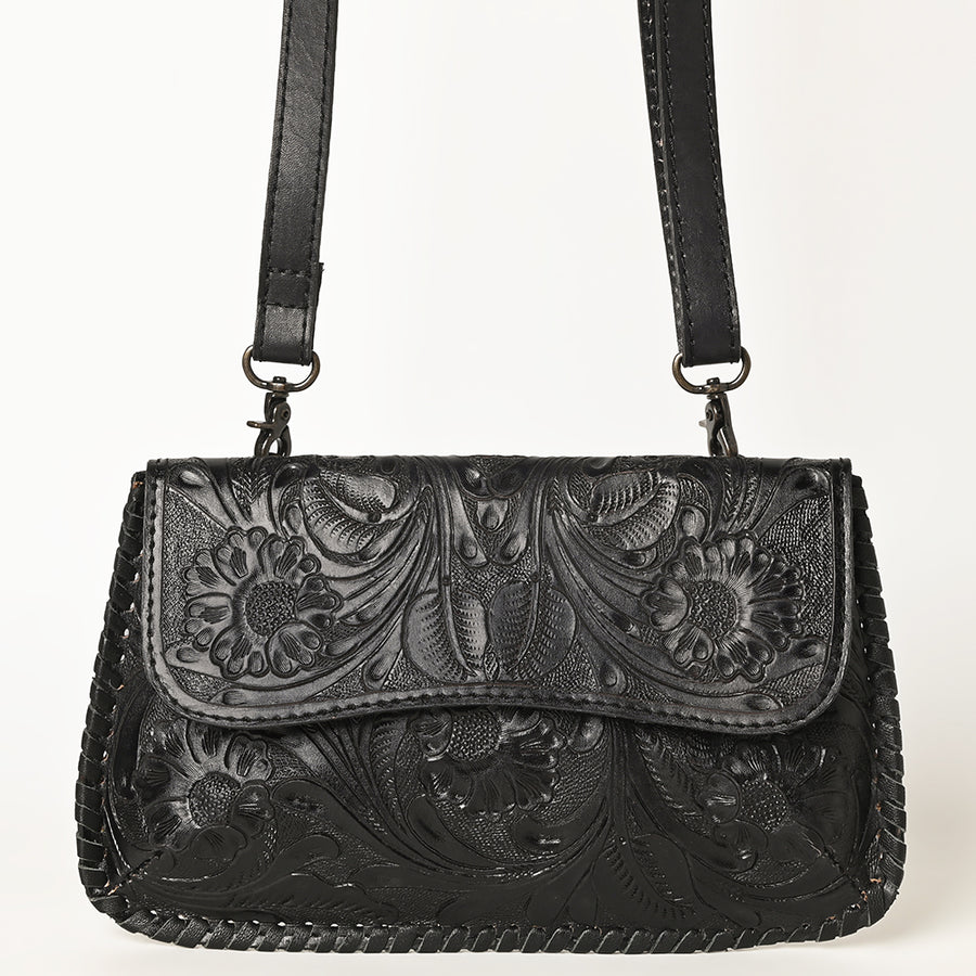 OHLAY Wallet Hand Tooled Genuine Leather Women Bag Western Handbag Purse | Womens Handbags |Leather Belt for Summer