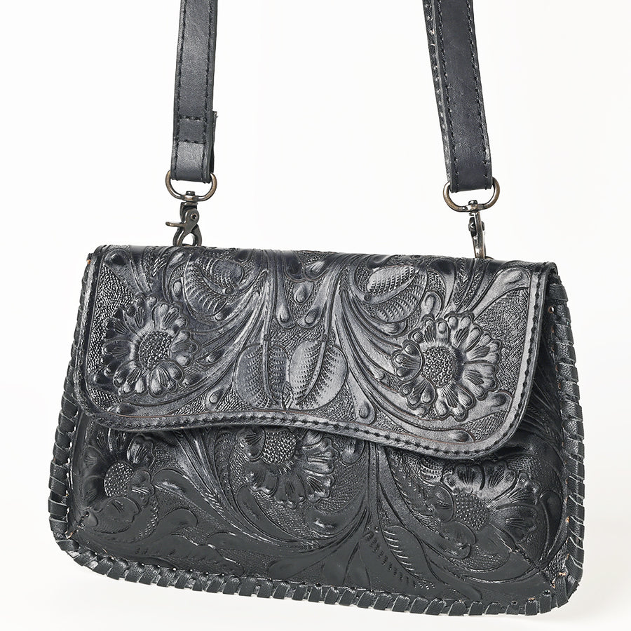 OHLAY WALLET Hand Tooled Genuine Leather women bag western handbag purse - Uhorse