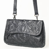 OHLAY WALLET Hand Tooled  Genuine Leather women bag western handbag purse