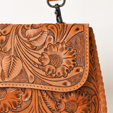 OHLAY Wallet Hand Tooled Genuine Leather Women Bag Western Handbag Purse | Womens Handbags |Leather Belt for Summer