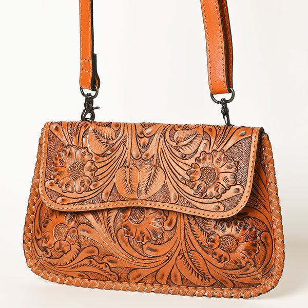 OHLAY WALLET Hand Tooled Genuine Leather women bag western handbag purse - Uhorse