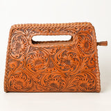 OHLAY WALLET Hand Tooled  Genuine Leather women bag western handbag purse