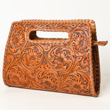 OHLAY WALLET Hand Tooled  Genuine Leather women bag western handbag purse