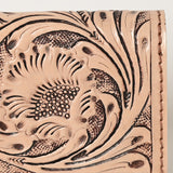 OHLAY WALLET Hand Tooled  Genuine Leather women bag western handbag purse