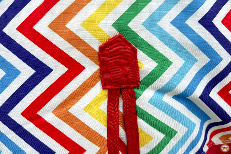 Rainbow Zigzag HILASON 1200D Winter Waterproof Poly Horse Turnout Blanket Belly Wrap