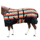 HILASON 1200D Winter Waterproof Turnout H. Blanket Belly Wrap Tribal – by Hilason – Cowboy and equestrian accessories