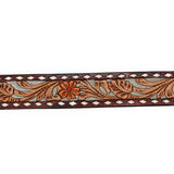 American Darling ADBLF120A-L Beautifully Hand Tooled Genuine American Leather Belt Men and  Women