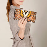 ADBG1226 American Darling Hand Tooled Saddle Blanket Genuine Leather Women Bag Western Handbag Purse