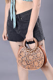 ADBG1227 American Darling Hand Tooled Genuine Leather Women Bag Western Handbag Purse