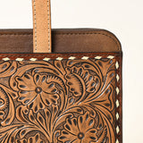 American Darling Briefcase Hand Tooled Genuine Leather Women Bag Western Handbag Purse