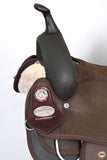 Hilason Horse Barrel Trail Pleasure Endurance Synthetic Saddle Brown