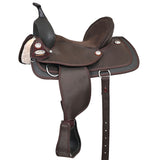 15 In Hilason H. Trail Pleasure Endurance Synthetic Saddle Brown – by Hilason – Cowboy and equestrian accessories