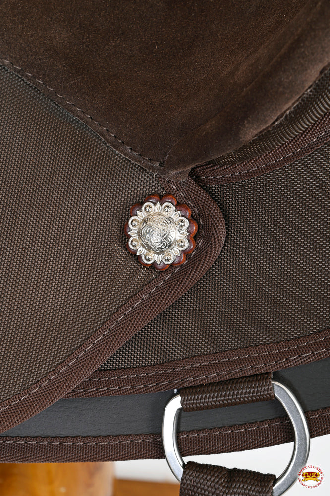 Hilason Horse Barrel Trail Pleasure Endurance Synthetic Saddle Brown