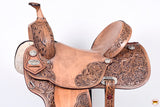 HILASON Western Horse Ranch Roping Saddle Riding Brown