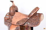 HILASON Western Horse Ranch Roping Saddle Riding Brown