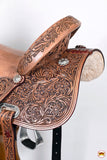 HILASON Western Horse Ranch Roping Saddle Riding Brown