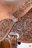 HILASON Western Horse Ranch Roping Saddle Riding Brown