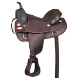 Hilason Flex Tree Western Horse Saddle Cordura Synthetic Trail and Pleasure - Uhorse