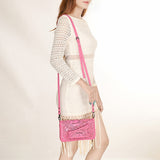 American Darling Clutch Hand Tooled Genuine Leather Women Bag Western Handbag Purse