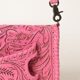 American Darling Clutch Hand Tooled Genuine Leather Women Bag Western Handbag Purse