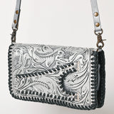 American Darling Clutch Hand Tooled Genuine Leather Women Bag Western Handbag Purse