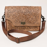 American Darling ADBG1229 Hand Tooled Genuine Leather women bag western handbag purse