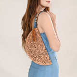 American Darling Clutch Hand Tooled Genuine Leather Women Bag Western Handbag Purse
