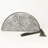 American Darling Clutch Hand Tooled Genuine Leather Women Bag Western Handbag Purse