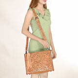 American Darling Hand Tooled Genuine Leather Women Bag Western Handbag Purse