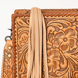 American Darling Tote Hand Tooled Genuine Leather Western Women Bag Handbag Purse Tan | Western Tote Bag | Travel Tote Bags | College Tote Bag | Casual Tote Bag