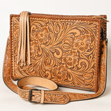 American Darling ADBG1235A Hand Tooled Genuine Leather Women Bag W. by Hilason – Cowboy and equestrian accessories