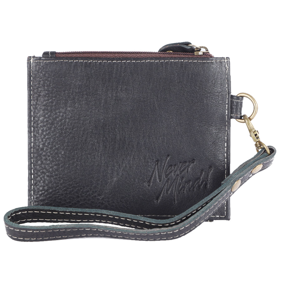 Never Mind Nmbgm133C Wallet Vintage Handmade Genuine Cowhide Leather Women Bag Western Handbag Purse
