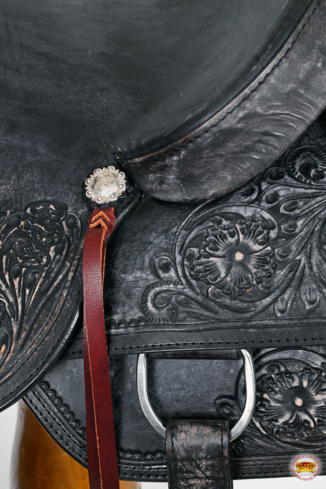 HILASON Western Horse Cutting Cutter Trail Pleasure American Leather Saddle