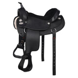 Hilason Flex Tree Western Horse Saddle Cordura Synthetic Trail and Pleasure - Uhorse