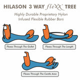 Hilason Flex Tree Western Horse Saddle Cordura Synthetic Trail & Pleasure