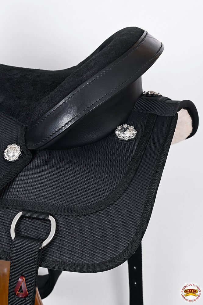 HILASON Flex Tree Western Horse Saddle Cordura Synthetic Trail & Pleasure | for Horses