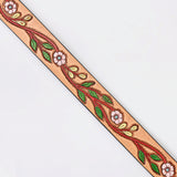 American Darling ADBLF158-L Beautifully Hand Tooled Genuine American Leather Belt Men and  Women