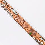 American Darling ADBLF163-L Beautifully Hand Tooled Genuine American Leather Belt Men and  Women