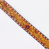 American Darling ADBLF164-L Beautifully Hand Tooled Genuine American Leather Belt Men and  Women