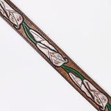 American Darling ADBLF166-L Beautifully Hand Tooled Genuine American Leather Belt Men and  Women