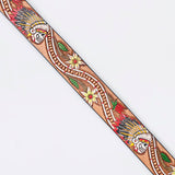 American Darling ADBLF168-L Beautifully Hand Tooled Genuine American Leather Belt Men and  Women