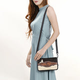 American Darling Cross Body I Hand Tooled Hair-On Genuine Leather Women Bag Western Handbag Purse