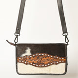 American Darling Cross Body I Hand Tooled Hair-On Genuine Leather Women Bag Western Handbag Purse