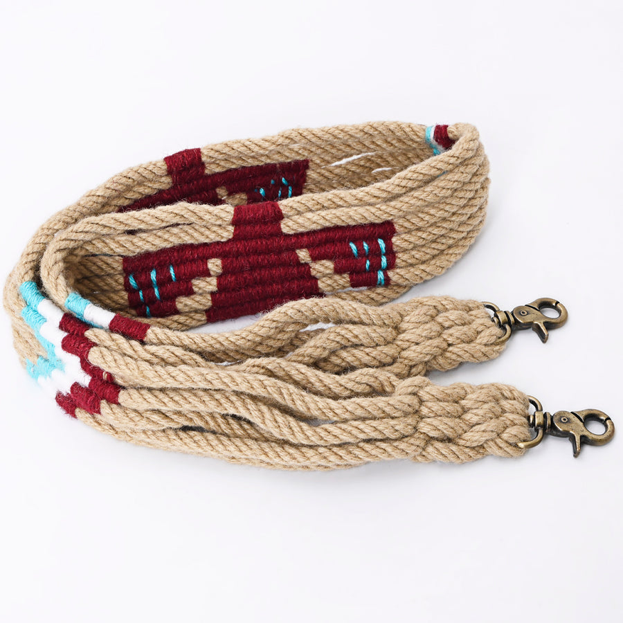 American Darling ADWSX902 Hand braided Wool strand Crossbody Handle by Hilason – Cowboy and equestrian accessories