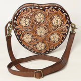 American Darling Canteen Hand Tooled Genuine Leather Women Bag Western Canteen Handbag Purse |
