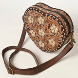 American Darling ADBGA425 Hand Tooled Genuine Leather Women Bag Western Handbag Purse